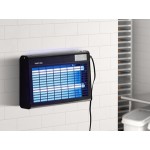 Lavex Zap N Trap Black Indoor Insect Light Trap with 2 Glue Boards and 1,500 sq. ft. Coverage - 120V, 30W