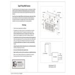 Lavex Zap N Trap Black Indoor Insect Light Trap with 2 Glue Boards and 1,500 sq. ft. Coverage - 120V, 30W