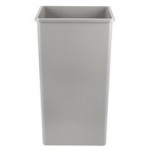 Rubbermaid® 6903569BKKIT Untouchable 92 Qt. / 23 Gallon Black Square Trash Can with Drop Shot Lid Rubbermaid® 6903569BKKIT Untouchable 92 Qt. / 23 Gallon Black Square Trash Can with Drop Shot Lid