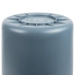 Rubbermaid® BRUTE 10 Gallon Gray Round Trash Can and Lid