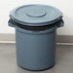 Rubbermaid® BRUTE 10 Gallon Gray Round Trash Can and Lid