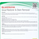 1 gallon / 128 oz. Rejuvenator Concentrated Grout Restorer & Stain Remover - 4/Case 1 gallon / 128 oz. Rejuvenator Concentrated Grout Restorer & Stain Remover - 4/Case
