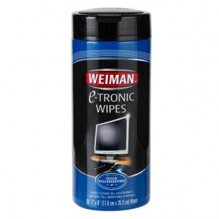 30 ct. Weiman 93 E-Tronic Electronics Cleaning Wipes
