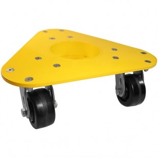 Bond 1500 lb. Steel Triangular Cup Dolly with Phenolic Resin Casters 4200 PH Bond 1500 lb. Steel Triangular Cup Dolly with Phenolic Resin Casters 4200 PH