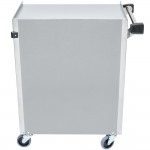 Lakeside 615 4 Shelf Standard Duty Stainless Steel Utility Cart with Enclosed Base - 16 1/2 Lakeside 615 4 Shelf Standard Duty Stainless Steel Utility Cart with Enclosed Base - 16 1/2