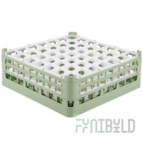 Vollrath 52786 Signature Full-Size Light Green 49-Compartment 6 1/4