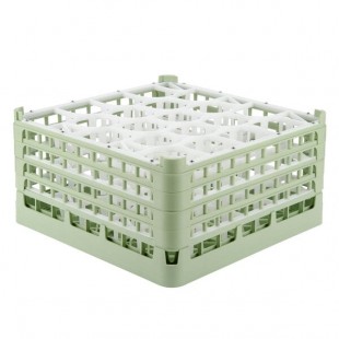 Vollrath 52708 Signature Lemon Drop Full-Size Light Green 20-Compartment 8 1/2