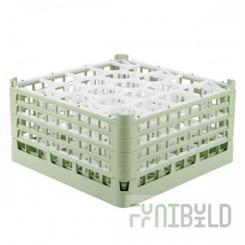 Vollrath 52708 Signature Lemon Drop Full-Size Light Green 20-Compartment 8 1/2