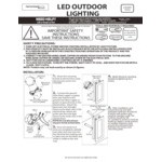 Canarm Kingsly Black Outdoor LED Wall Light - 120V, 14W