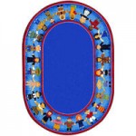 Joy Carpets Kid Essentials Children of Many Cultures 10' 9
