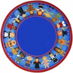 Joy Carpets Kid Essentials Children of Many Cultures 10' 9