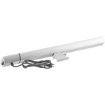 Backyard Pro Courtyard Series Silver Double Tube Electric Outdoor Patio Heater - 220-240V, 3000W - 95/Sample