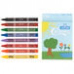 Choice Bulk Green Crayon - 1,000/Case