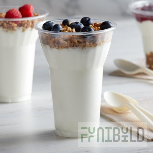 15 oz. PET Parfait / Dessert Cup - 50/Pack