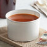 Choice 16 oz. White Paper Frozen Yogurt / Soup / Food Cup - 1,000/Case Choice 16 oz. White Paper Frozen Yogurt / Soup / Food Cup - 1,000/Case