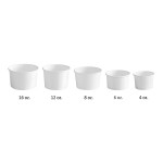 Choice 16 oz. White Paper Frozen Yogurt / Soup / Food Cup - 1,000/Case Choice 16 oz. White Paper Frozen Yogurt / Soup / Food Cup - 1,000/Case