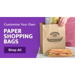 Choice 1/2 lb. Brown Kraft Paper Customizable Coffee Bag with Reclosable Tin Tie - 100/Pack