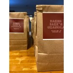 Choice 1/2 lb. Brown Kraft Paper Customizable Coffee Bag with Reclosable Tin Tie - 100/Pack