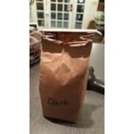 Choice 1/2 lb. Brown Kraft Paper Customizable Coffee Bag with Reclosable Tin Tie - 100/Pack