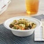 EcoChoice 12 oz. Compostable White Plant Fiber Bowl - 125/Pack EcoChoice 12 oz. Compostable White Plant Fiber Bowl - 125/Pack