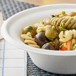 EcoChoice 12 oz. Compostable White Plant Fiber Bowl - 125/Pack EcoChoice 12 oz. Compostable White Plant Fiber Bowl - 125/Pack