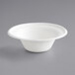 EcoChoice 12 oz. Compostable White Plant Fiber Bowl - 125/Pack EcoChoice 12 oz. Compostable White Plant Fiber Bowl - 125/Pack