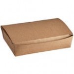 Fold-Pak 02BPDINEEM Bio-Plus Dine Kraft Microwavable Paper #2 Take-Out Container 7 3/4 Fold-Pak 02BPDINEEM Bio-Plus Dine Kraft Microwavable Paper #2 Take-Out Container 7 3/4