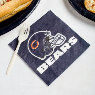 Creative Converting Chicago Bears 2-Ply Luncheon Napkin - 192/Case