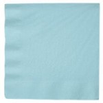 Creative Converting 139179135 Pastel Blue 2-Ply 1/4 Fold Luncheon Napkin - 600/Case Creative Converting 139179135 Pastel Blue 2-Ply 1/4 Fold Luncheon Napkin - 600/Case