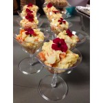 Fineline Tiny Temptations 6401-CL 2 oz. Tiny Tinis 2-Piece Clear Plastic Glass - 120/Case