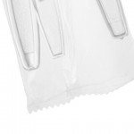 Choice Clear Heavy Weight Wrapped Polystyrene Plastic Cutlery Pack with Napkin - 500/Case