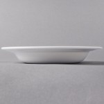 Libbey Slenda 14 oz. Royal Rideau White Round Porcelain Deep Rimmed Soup Bowl - Sample