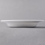 Libbey Slenda 14 oz. Royal Rideau White Round Porcelain Deep Rimmed Soup Bowl - Sample