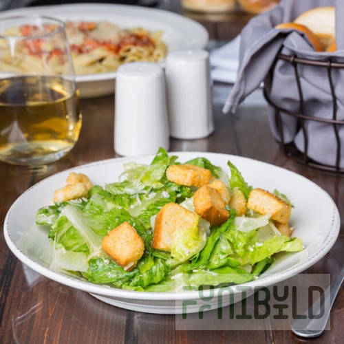 Libbey Farmhouse 27 oz. Round Cream Porcelain Soup and Salad Bowl - Sample