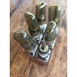 Choice Vented Oil & Vinegar Cruet Bottle Pourer - 12/Case