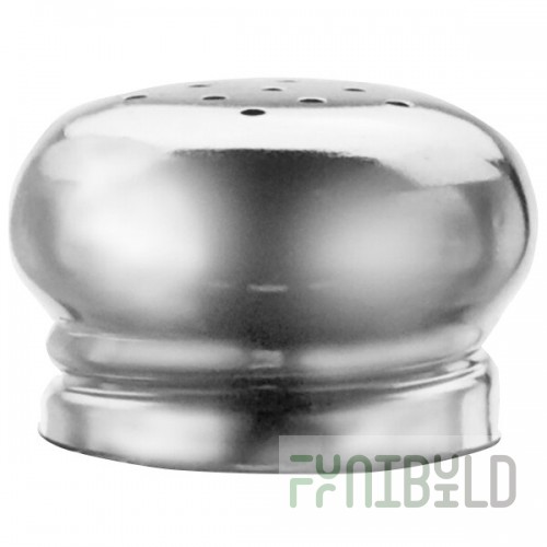 Vollrath 202T Traex® Dripcut® Nostalgic Chrome Mushroom Top Salt and Pepper Shaker Lid