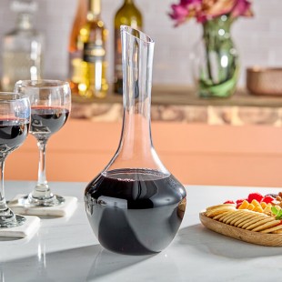 Franmara Fleurie 44 oz. One-Hand Crystal Decanter