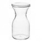 Choice 8.5 oz. Polycarbonate Carafe with Flat Lid