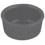 Bon Chef 9024 2 oz. Smoke Gray Sandstone Finish Cast Aluminum Fluted Ramekin Bon Chef 9024 2 oz. Smoke Gray Sandstone Finish Cast Aluminum Fluted Ramekin