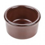 Tuxton GGO-752 TuxTrendz Artisan Geode Olive 2.5 oz. China Ramekin - 24/Case