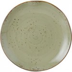 Tuxton GGO-752 TuxTrendz Artisan Geode Olive 2.5 oz. China Ramekin - 24/Case