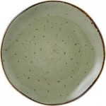 Tuxton GGO-752 TuxTrendz Artisan Geode Olive 2.5 oz. China Ramekin - 24/Case