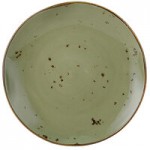 Tuxton GGO-752 TuxTrendz Artisan Geode Olive 2.5 oz. China Ramekin - 24/Case