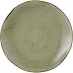 Tuxton GGO-752 TuxTrendz Artisan Geode Olive 2.5 oz. China Ramekin - 24/Case