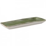 Tuxton GGO-752 TuxTrendz Artisan Geode Olive 2.5 oz. China Ramekin - 24/Case