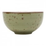 Tuxton GGO-752 TuxTrendz Artisan Geode Olive 2.5 oz. China Ramekin - 24/Case