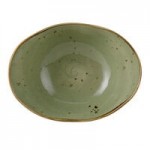 Tuxton GGO-752 TuxTrendz Artisan Geode Olive 2.5 oz. China Ramekin - 24/Case