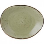 Tuxton GGO-752 TuxTrendz Artisan Geode Olive 2.5 oz. China Ramekin - 24/Case