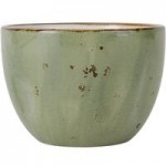 Tuxton GGO-752 TuxTrendz Artisan Geode Olive 2.5 oz. China Ramekin - 24/Case
