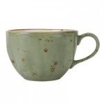 Tuxton GGO-752 TuxTrendz Artisan Geode Olive 2.5 oz. China Ramekin - 24/Case